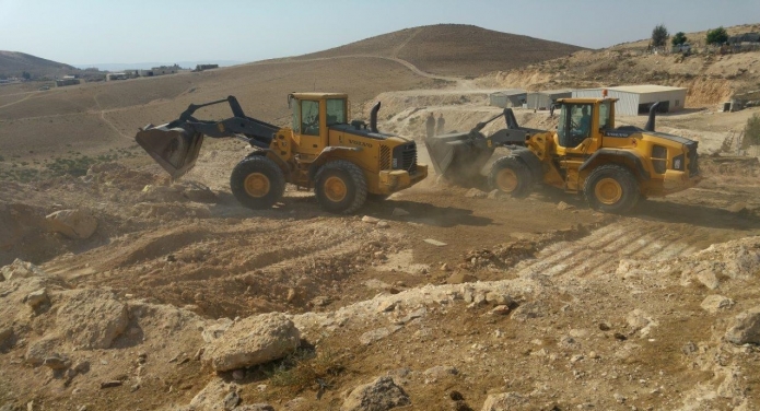 מבצע פינויים בנגב-צילום רשות מקרקעי ישראל