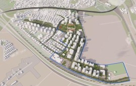 אושרה להפקדה תכנית שקידמה רשות מקרקעי ישראל לשכונה בת כ-2,550 יח"ד ברמלה הדמיה תוכנית