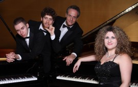 מולטיפיאנו: קונצ'רטו ב- 8 ידיים - אנסמבל הפסנתרנים המוערך בעולם צילום: ניר פרץ