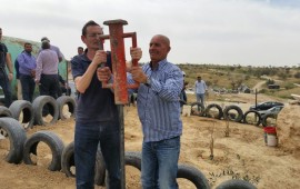 חה"כ דב חנין מציין את יום האדמה באום אל-חיראן ח