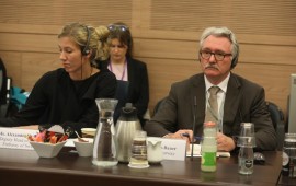 דיון בכנסת: בעד הפללת צרכני זנות - בחו"ל המודל עובד צילום: דוברות הכנסת – יצחק הררי