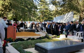 סיכום הלווייתה של הגב. מרים אשכול, אשת ראש ממשלת ישראל השלישי טקס הלוויה של מרים אשכול, אשת רה