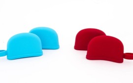 הגנה במטבח: כפפות סיליקון לאחיזת סירים חמים כפפות סיליקון של המותג