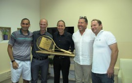 המרכז לטניס בישראל חגג בעכו 40 שנה עם אלוף הטניס אנדי רם המרכז לטניס בישראל חגג בעכו 40 שנות אליפות וחינוך בספורט בהשתתפות אלוף הטניס אנדי רם. צילומים: דוברות עיריית עכו