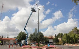 הניסוי הצליח: תאורת הלד ברחובות מעלות הובילה להתייעלות אנרגטית תאורת הלד שהותקנה ברחובות מעלות תרשיחא. צילום: שלמה שרביט