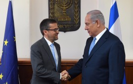 רה"מ נתניהו פועל להידוק קשרי ישראל עם האיחוד האירופי - שיתוף פעולה מבוסס מחקר וחדשנות צילום: קובי גדעון, לע
