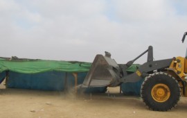 מבצע אכיפה בנגב: 4 מבנים בלתי חוקיים נהרסו ע"י מפקחי רמ"י