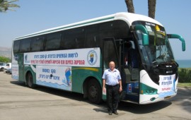 לידיעת הנופשים: הסעות חינם מטבריה לחופי הכינרת kineretkav