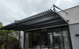 פרגולות אלומיניום לעיצוב חוץ מודרני קרדיט: סוככי השרון